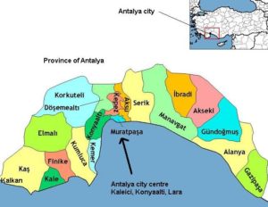 Карта автобусов анталия